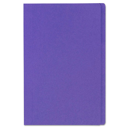 FM Manilla Folder Foolscap with Paper Fastener Purple