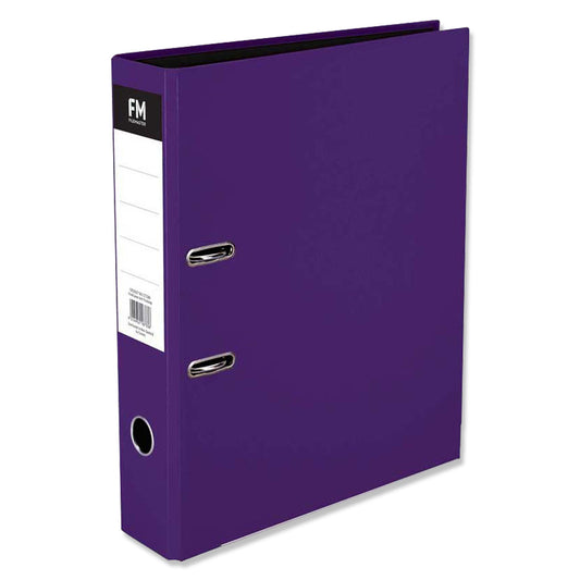 FM Vivid Lever Arch File Foolscap Purple