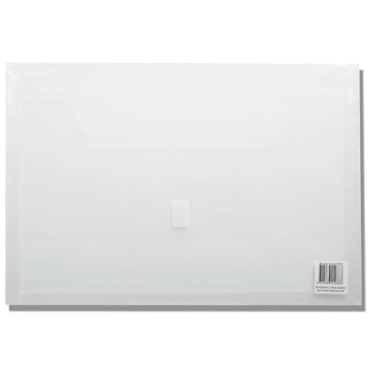 FM Polywally Document Wallet Transparent Clear