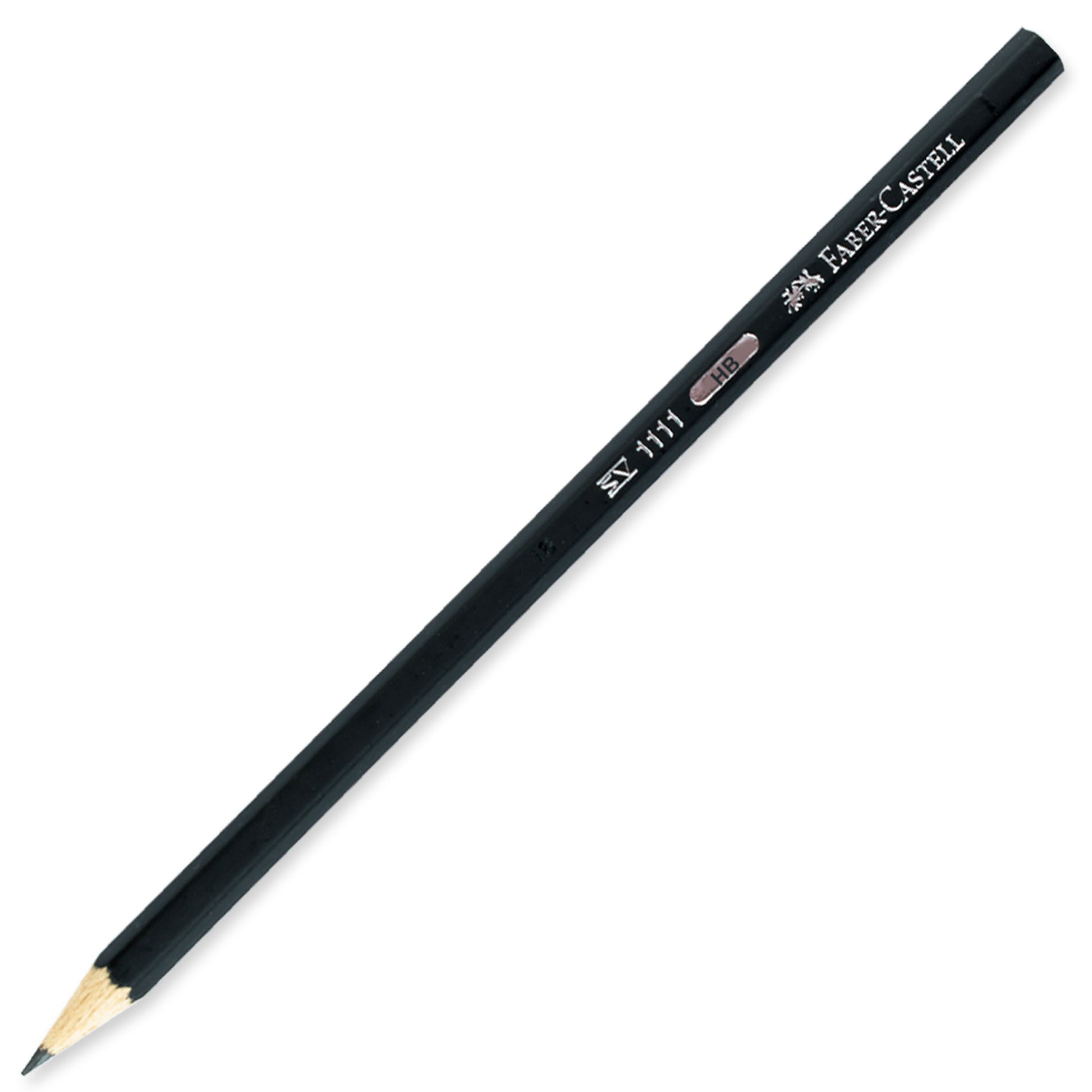 Faber-Castell 1111 Black Graphite Pencil HB 