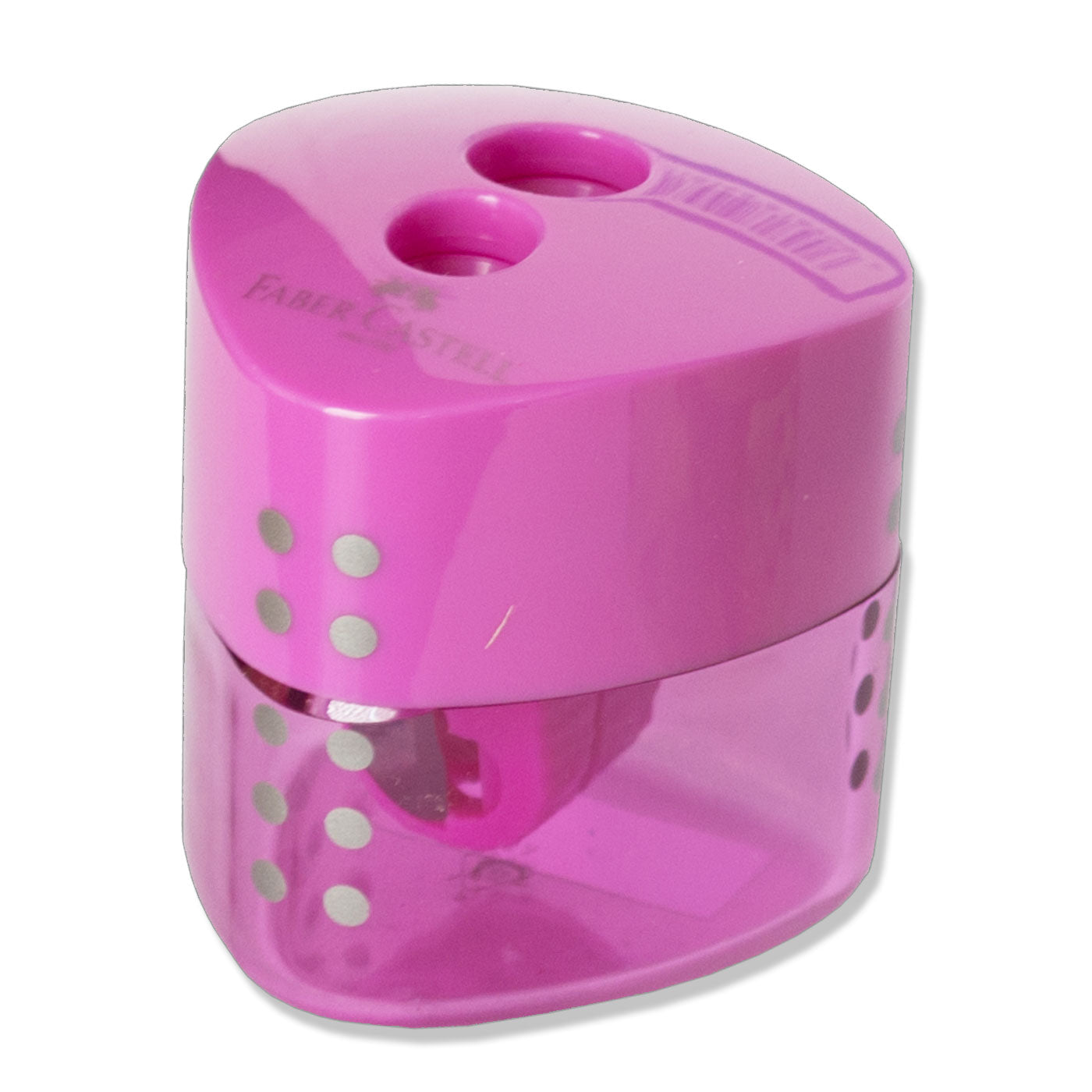 Faber-Castell Grip Pencil Sharpener 2-Hole Pink