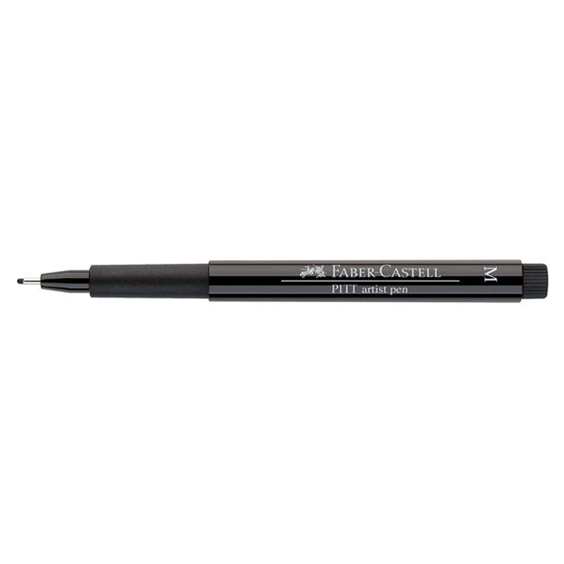 Faber-Castell Artist Pen PITT Medium 0.7 MM Black - School Depot NZ 1