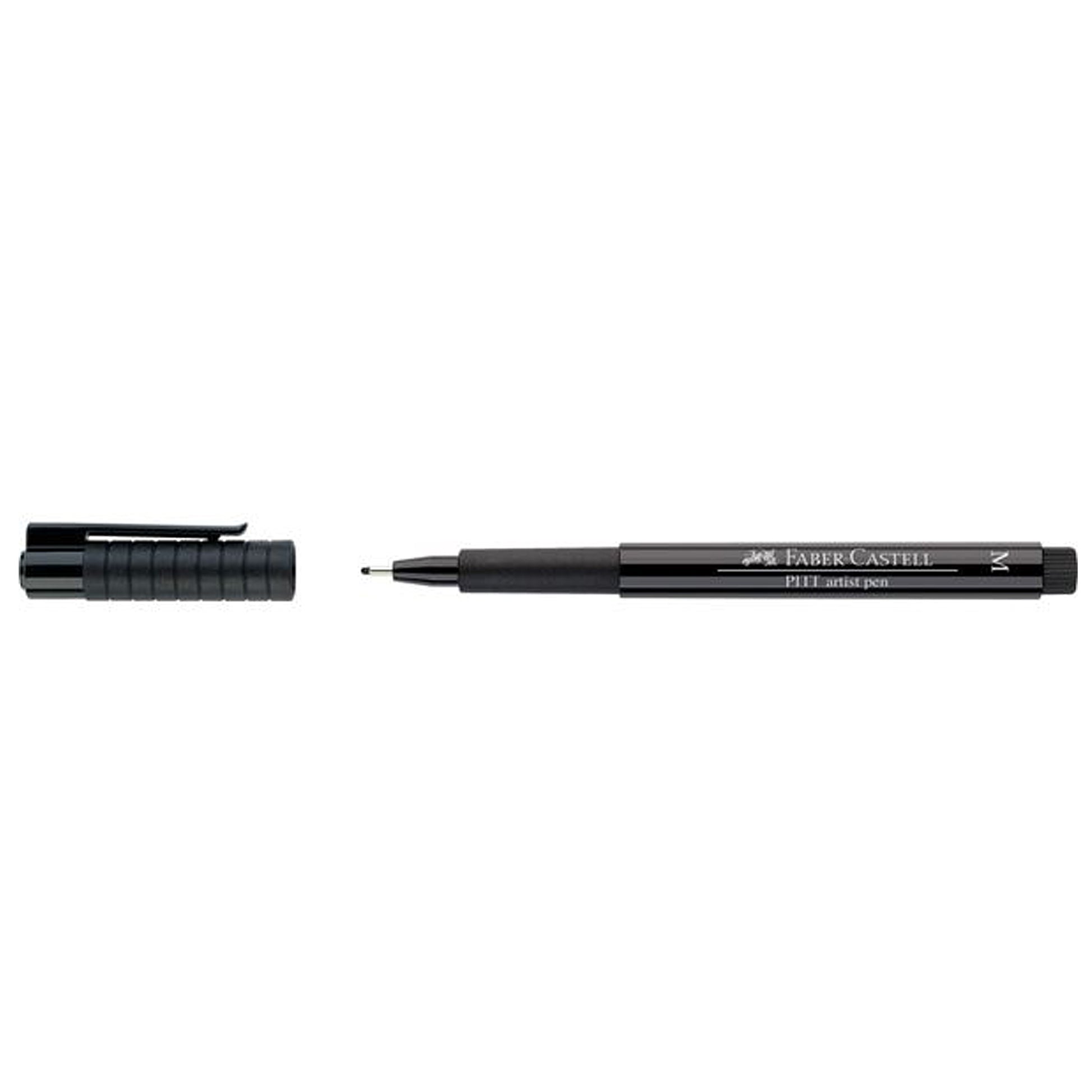 Faber-Castell Artist Pen PITT Medium 0.7 MM Black - School Depot NZ 2