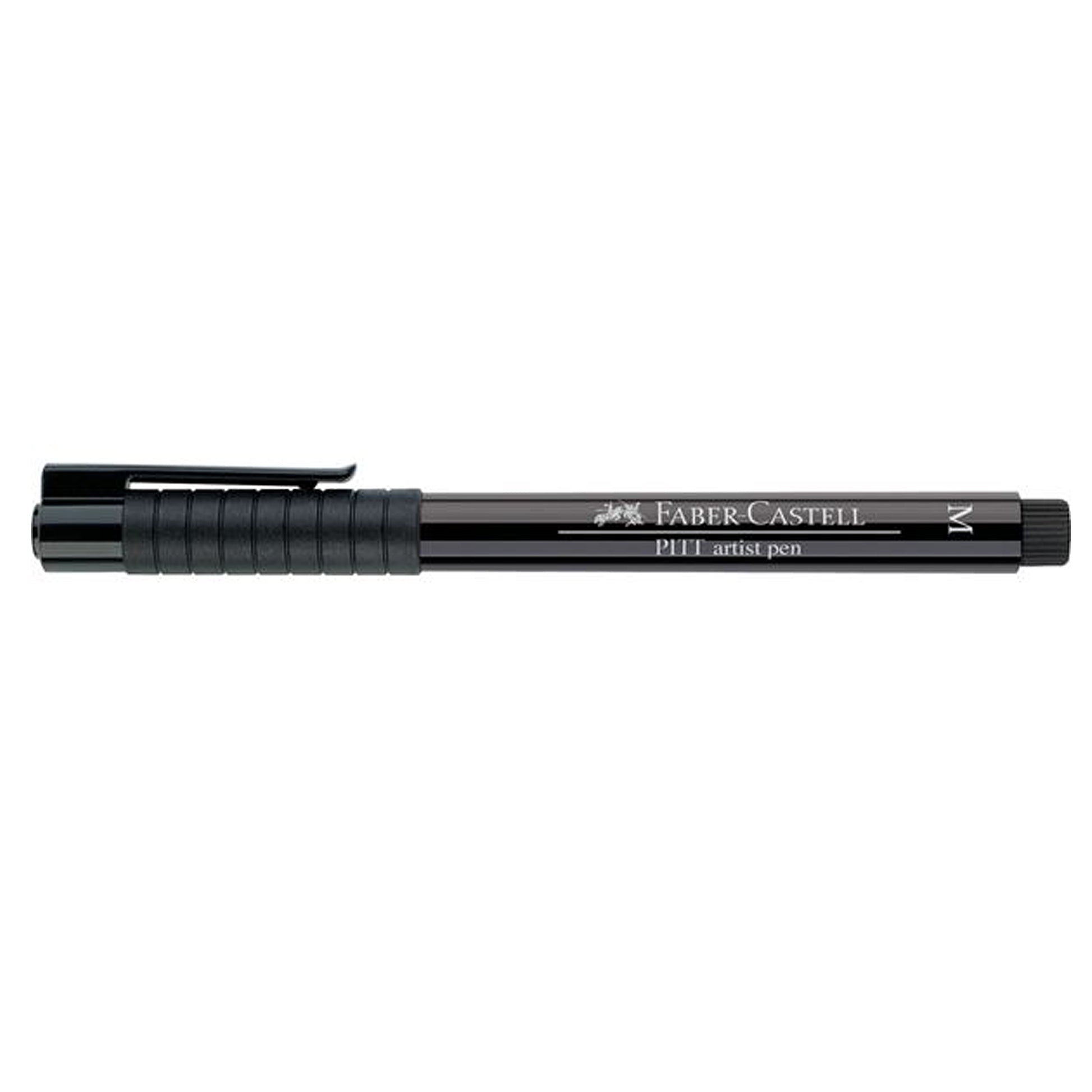 Faber-Castell Artist Pen PITT Medium 0.7 MM Black - School Depot NZ 2