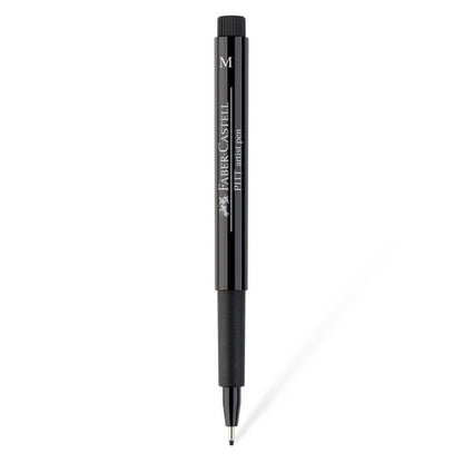 Faber-Castell Artist Pen PITT Medium 0.7 MM Black - School Depot NZ