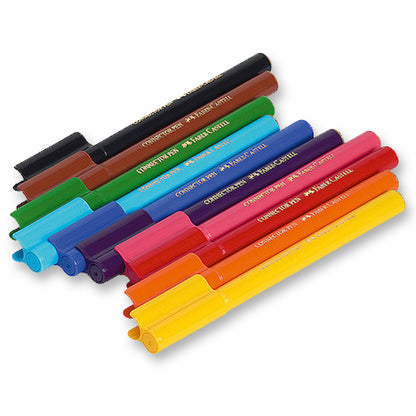 Faber Castell Connector Fibre Tip Pens 10 Pack-School Depot