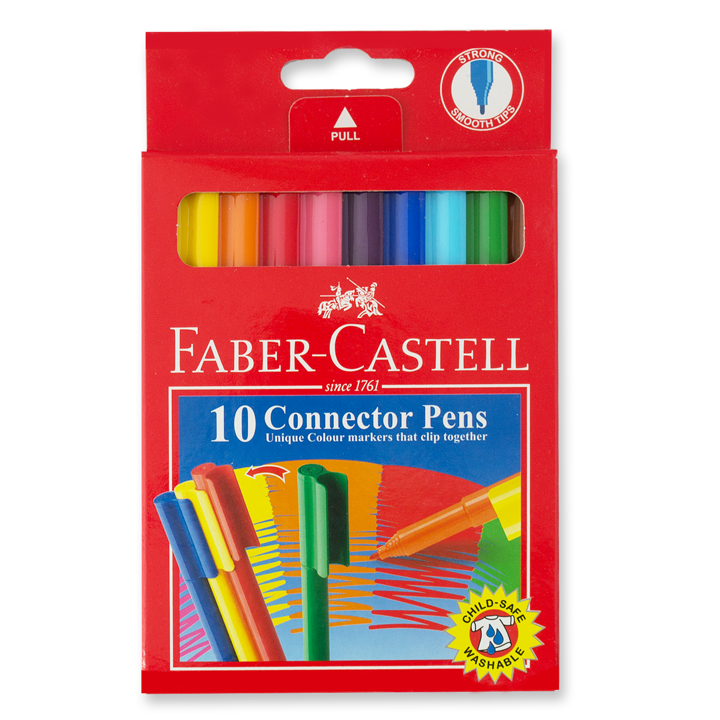 Faber-Castell Connector Pens Fibre Tip 10 Pack