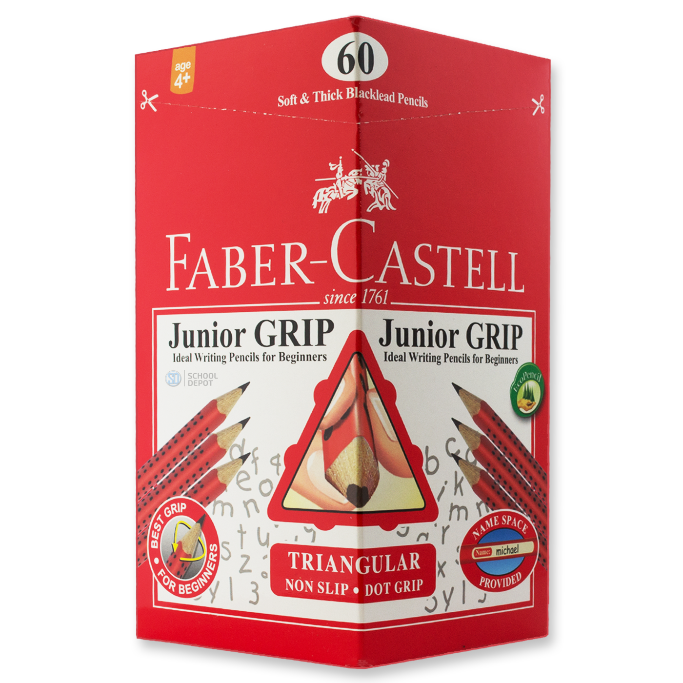 Faber-Castell Junior Grip Triangular Pencil HB Box of 60
