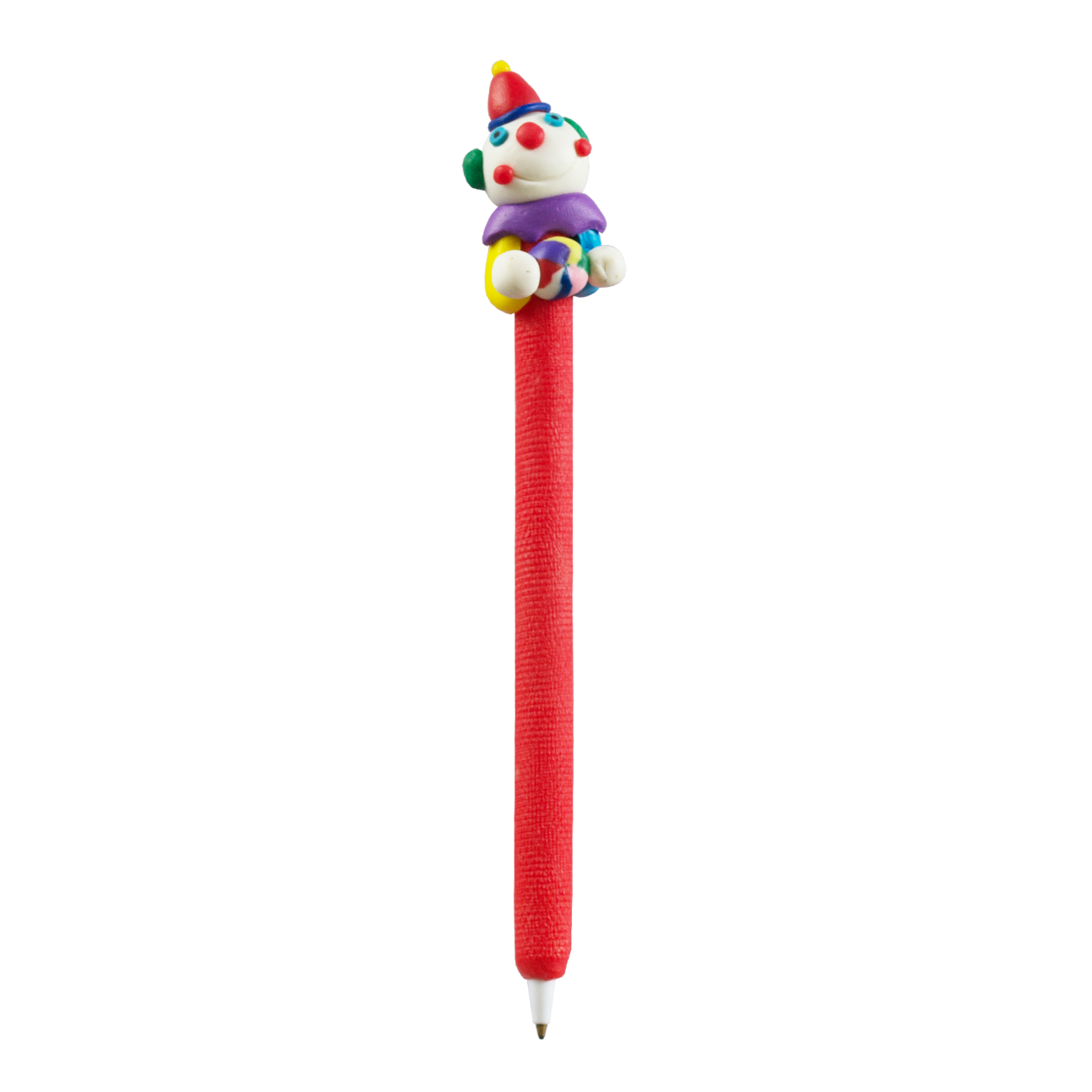 Fancy Kids Ballpoint Pen 3D Medium Tip Black Ink Clown