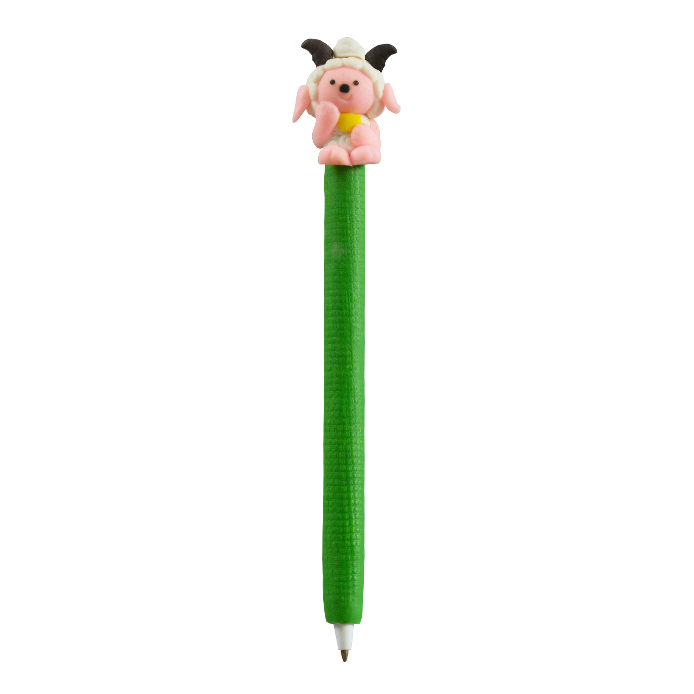 Fancy Kids Ballpoint Pen 3D Medium Tip Black Ink Sheep