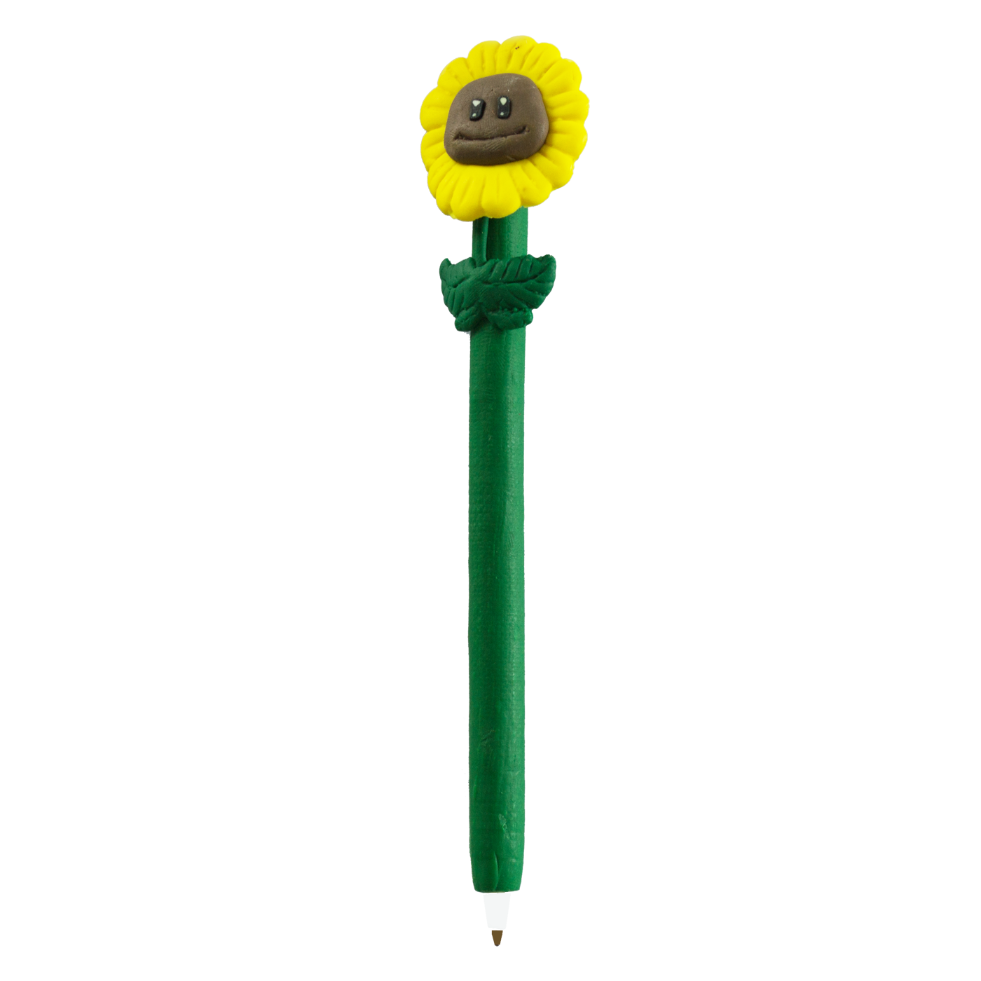 Fancy Kids Ballpoint Pen 3D Medium Tip Black Sunflower