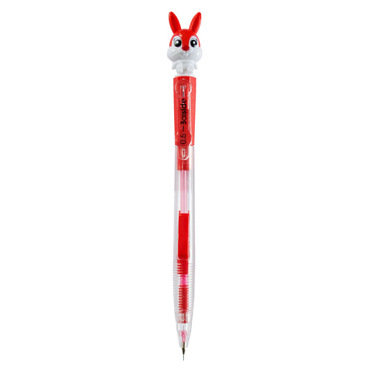 Mechanical Pencil HB 0.5 mm Fancy Rabbit Red