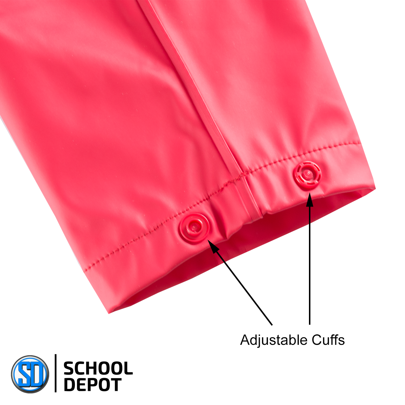 FlexBak Kids Raincoat Adjustable Cuffs