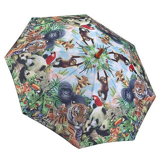 Galleria Kids Safety Umbrella Animal Kingdom