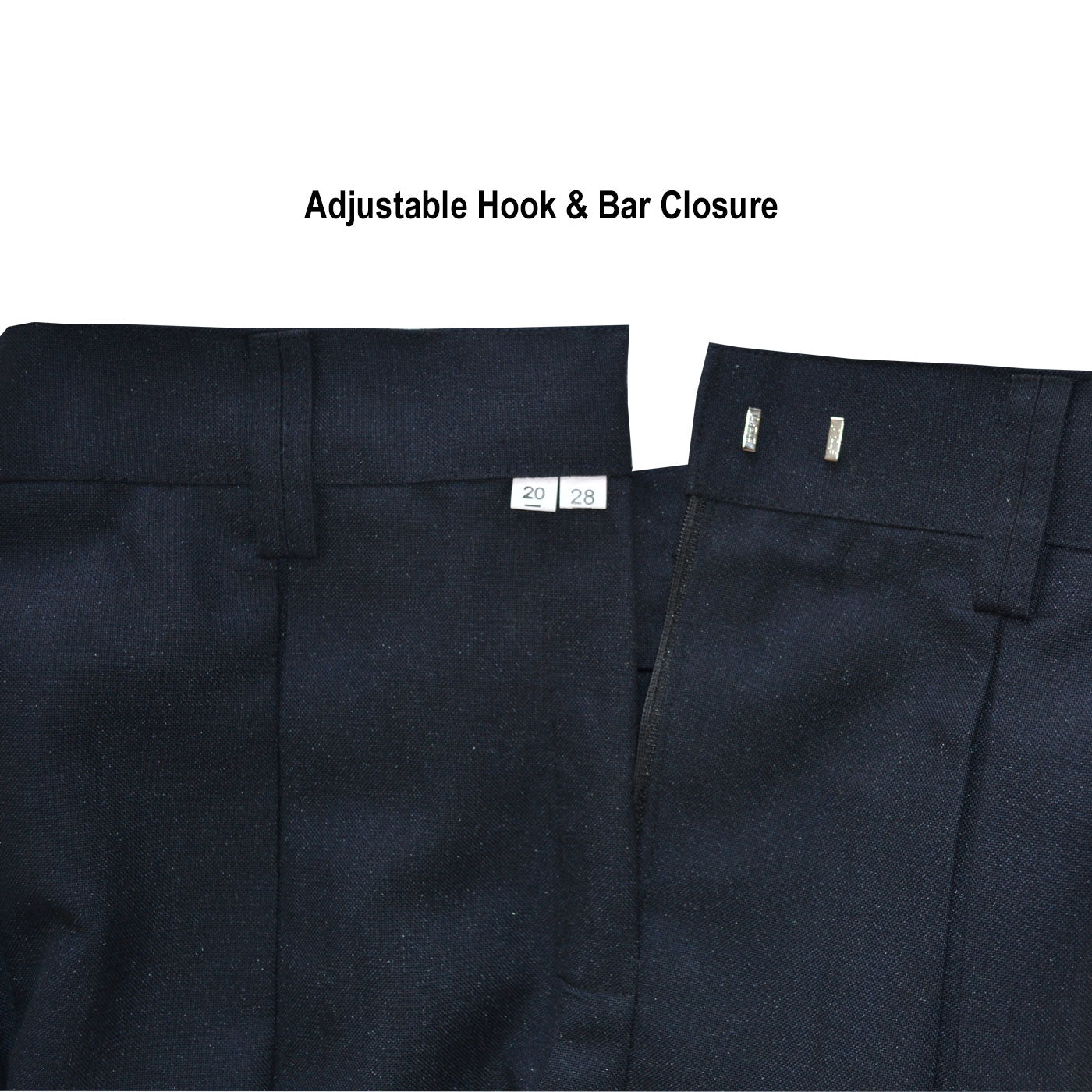 Girls Culotte with Hook & Bar Closure