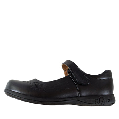 Sharon Girls School Shoes Black