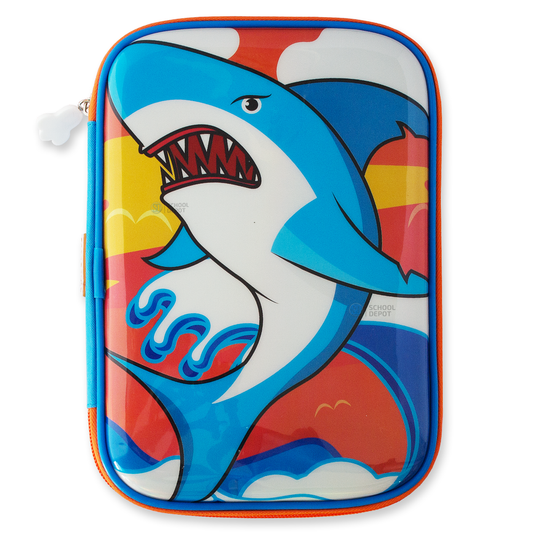 Glitter Critters Carry Me Pencil Case Hardtop Shark