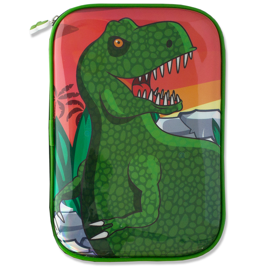 Glitter Critters Carry Me Pencil Case Hardtop T-Rex
