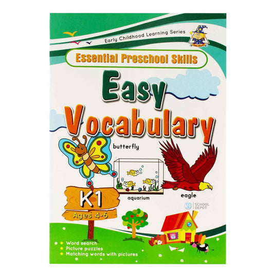 Greenhill Essential Preschool Skills Easy Vocabulary Ages 4-6 Years