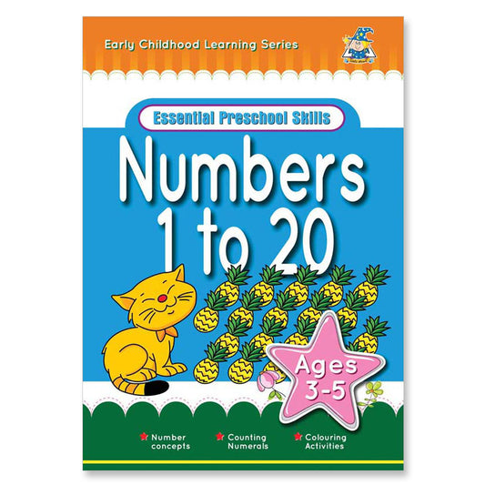 Greenhill Essential Preschool Skills Numbers 1 to 20 Ages 3-5