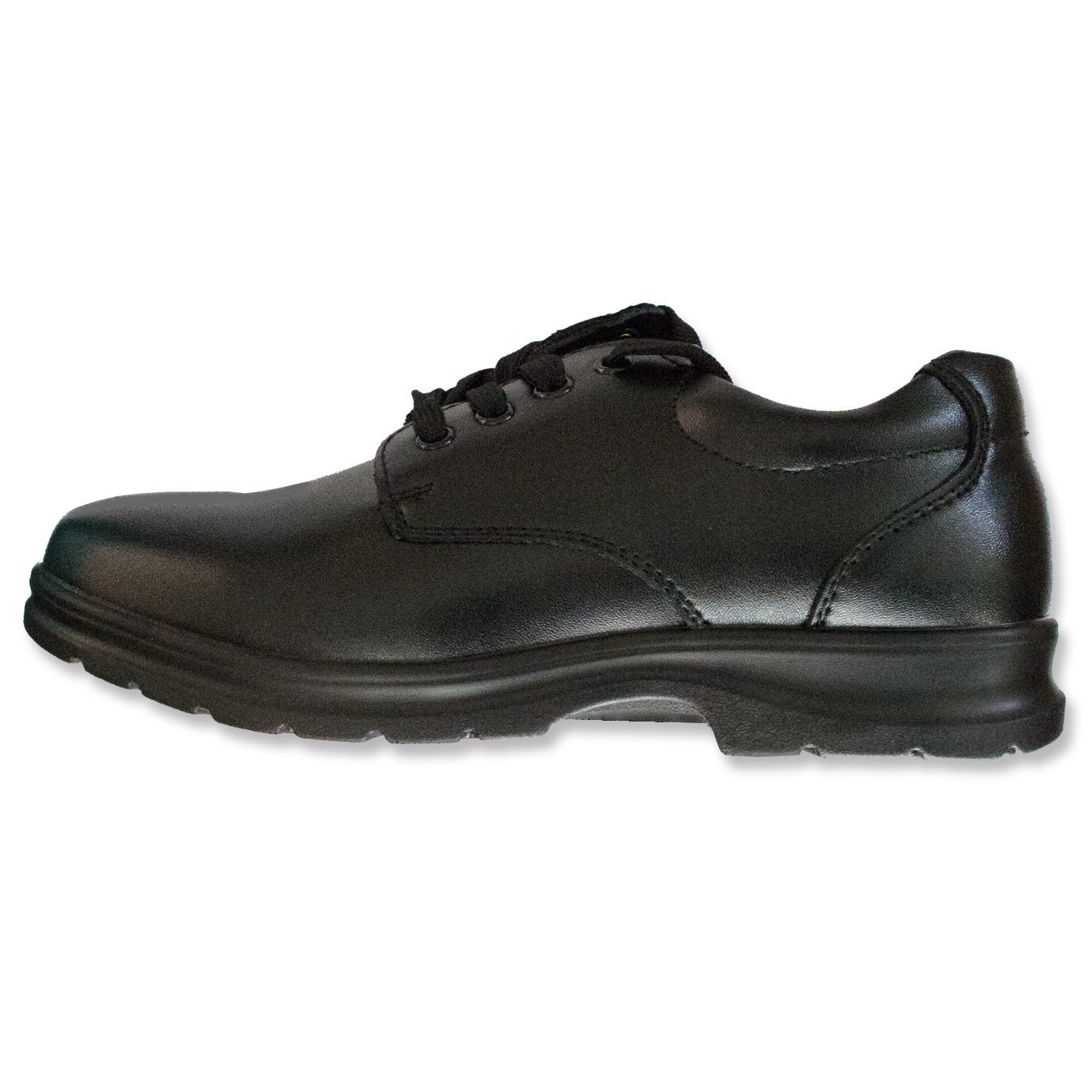 Grosby Lace Up Shoes for School Leather Black Educate JNR 2 UK Size 10-6