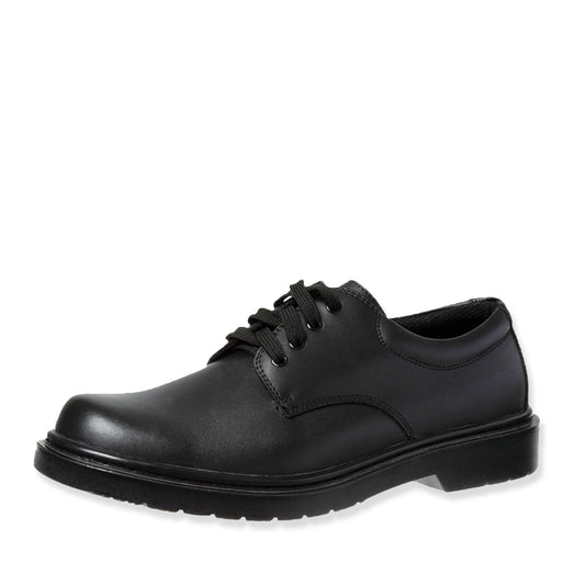 Grosby Leather Shoes Black Hamburg SNR 2 [Size 7-12 UK]