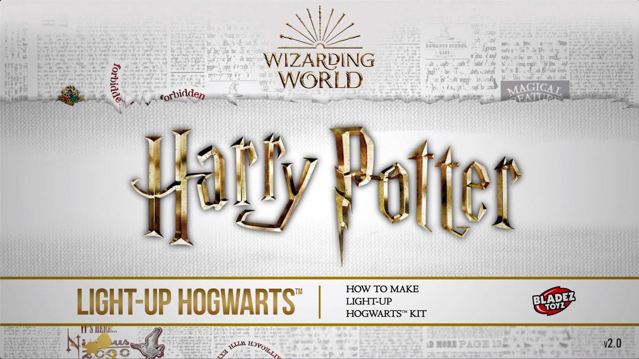 Harry Potter Maker Kitz D.I.Y. Make Your Own Light Up Hogwarts