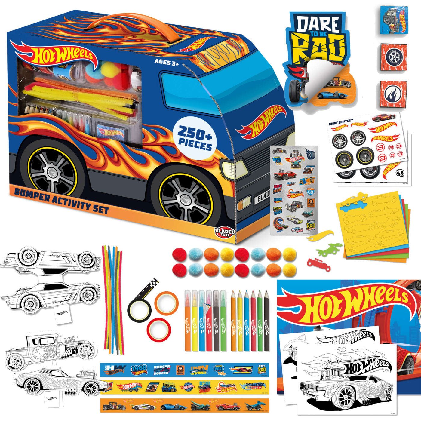Hot Wheels Bumper Activity Set 250pc