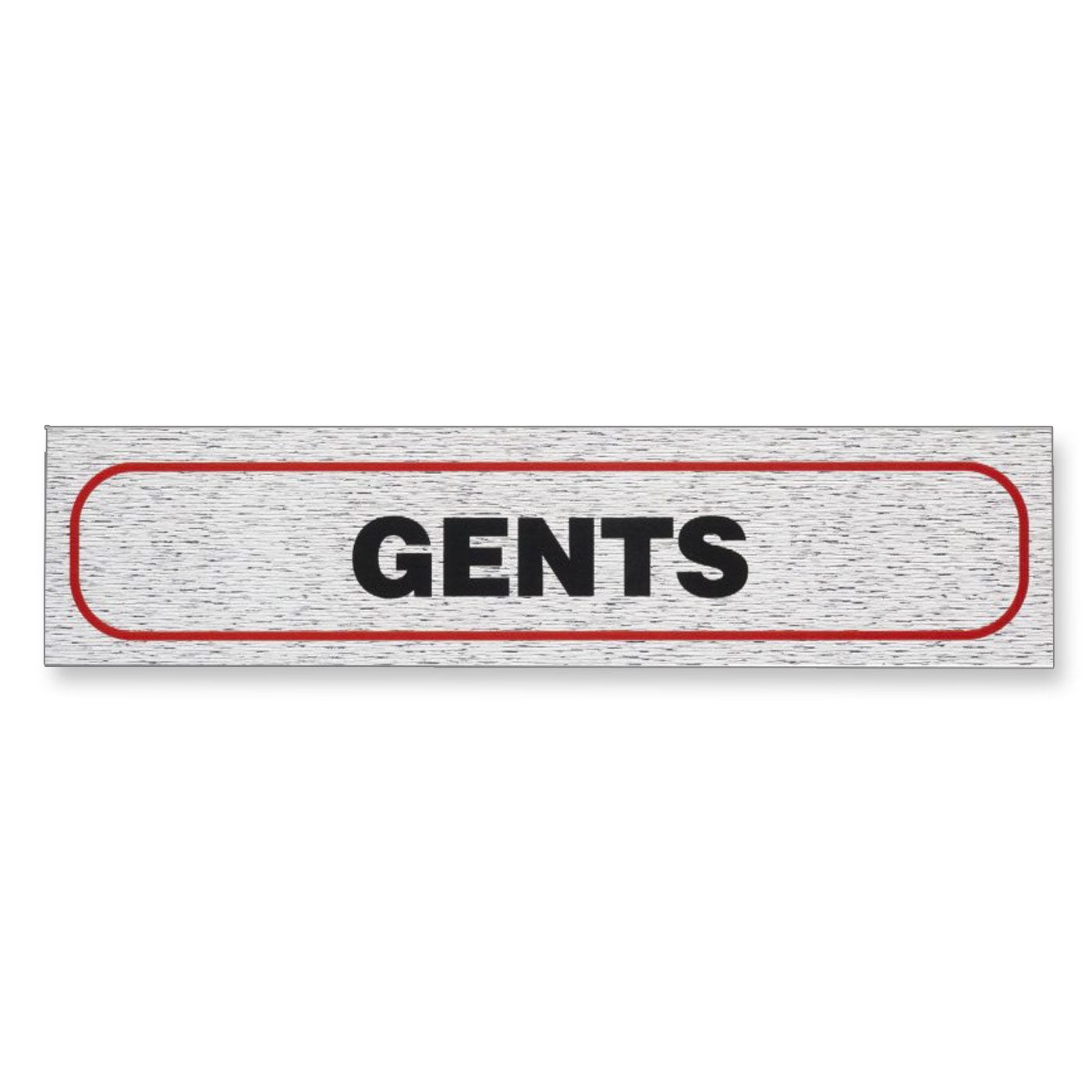 Information Sign "GENTS" 17 x 4 cm [Self-Adhesive]