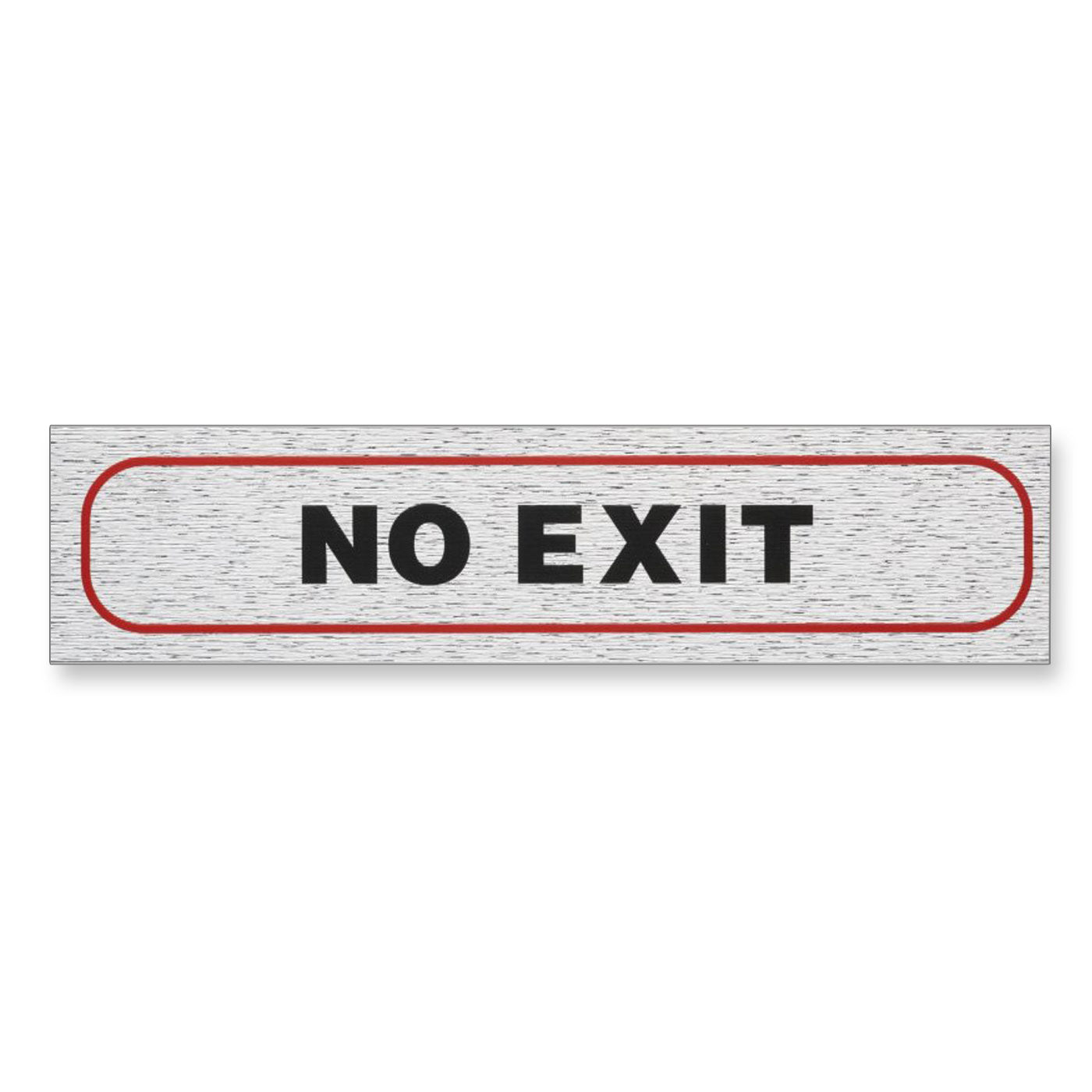Information Sign "NO EXIT" 17 x 4 cm [Self-Adhesive]