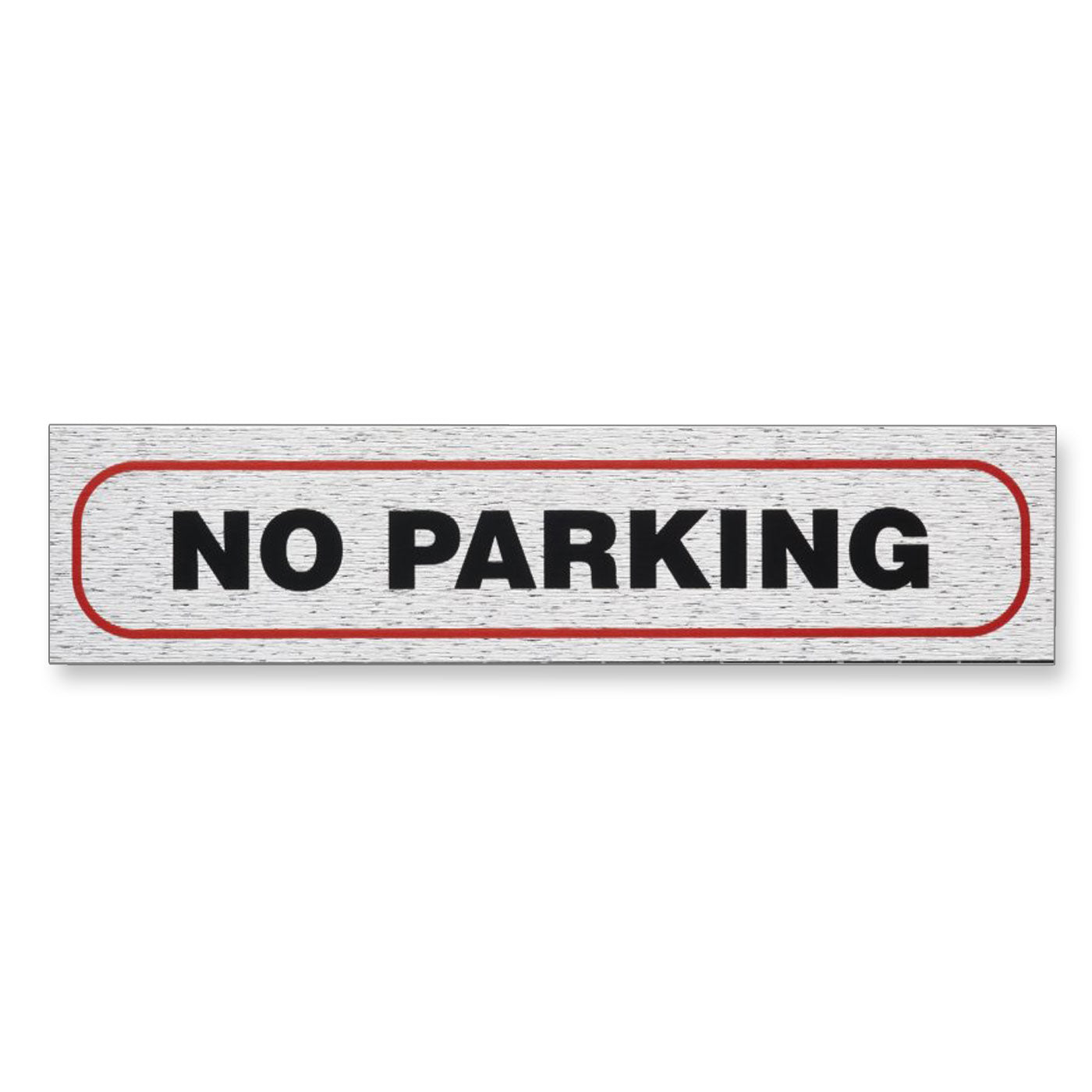Information Sign "NO PARKING" 17 x 4 cm [Self-Adhesive]