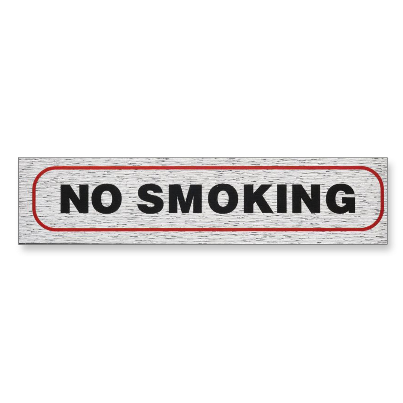 Information Sign "NO SMOKING" 17 x 4 cm [Self-Adhesive]