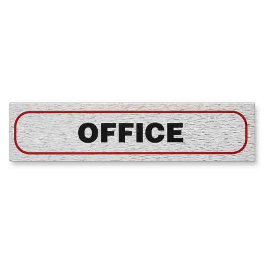 Information Sign "OFFICE" 17 x 4 cm [Self-Adhesive]