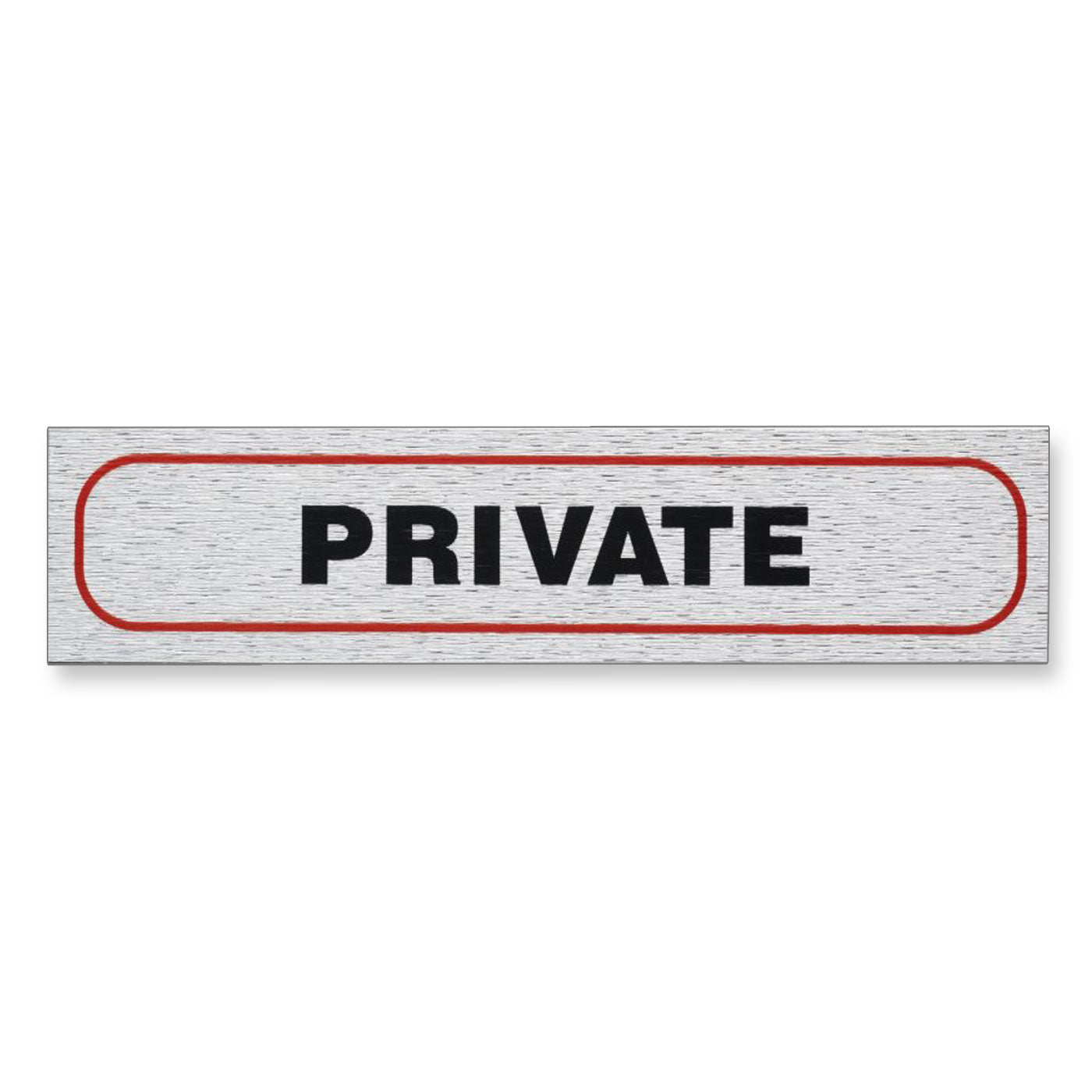 Information Sign "PRIVATE" 17 x 4 cm [Self-Adhesive]