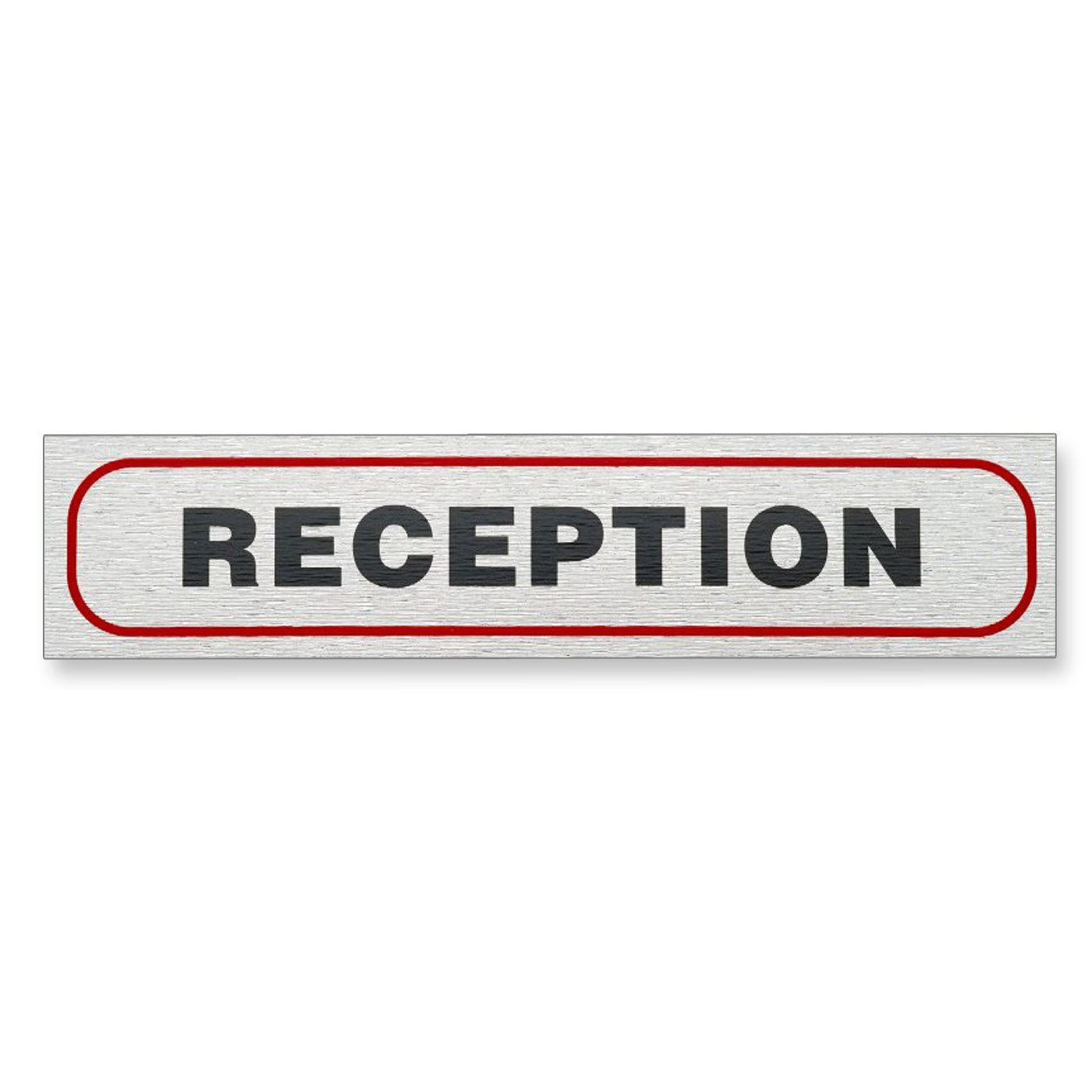 Information Sign "RECEPTION" 17 x 4 cm [Self-Adhesive]