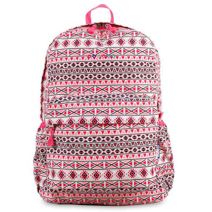 J World New York Students Backpack 25L Oz Skandi Pink