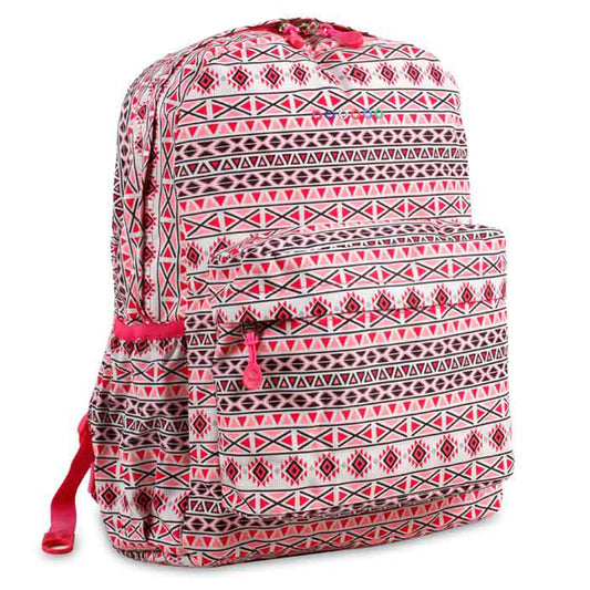 J World New York Students Backpack 25L Oz Skandi Pink