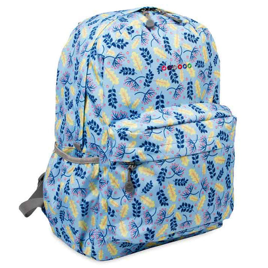 J World New York Students Backpack 25L Oz Sky Leaves