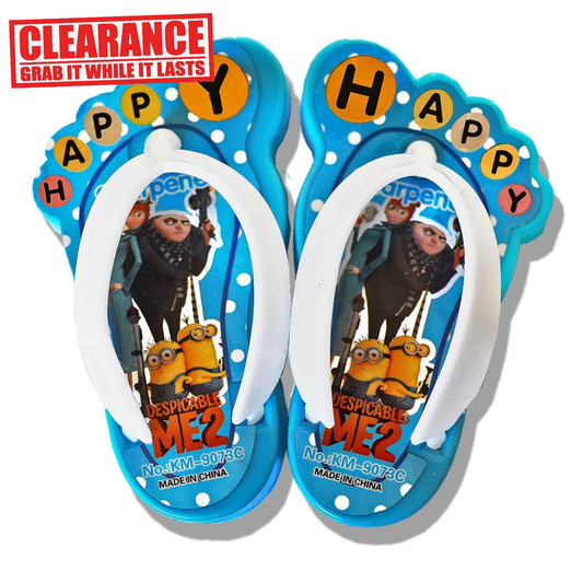 Fancy Pencil Sharpener Single Hole Twin Pack Jandals Assorted