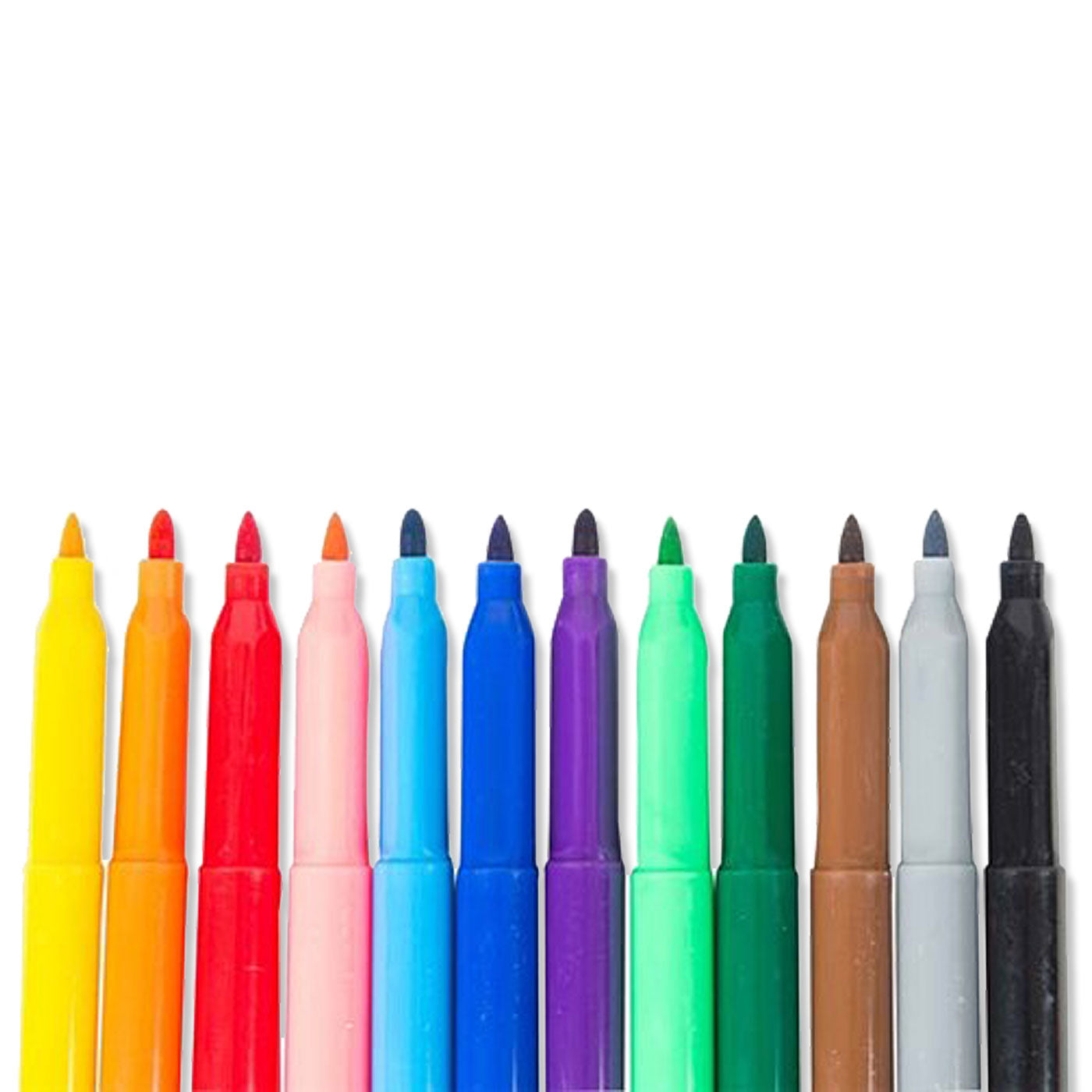 Jovi Washable Felt-Tip Pens 12 Pack [Triangular]