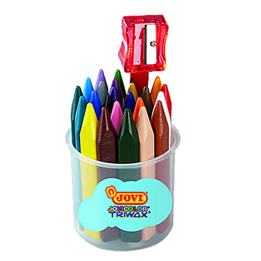 Jovi Wax Crayons Triwax Tub 24 - School Depot NZ