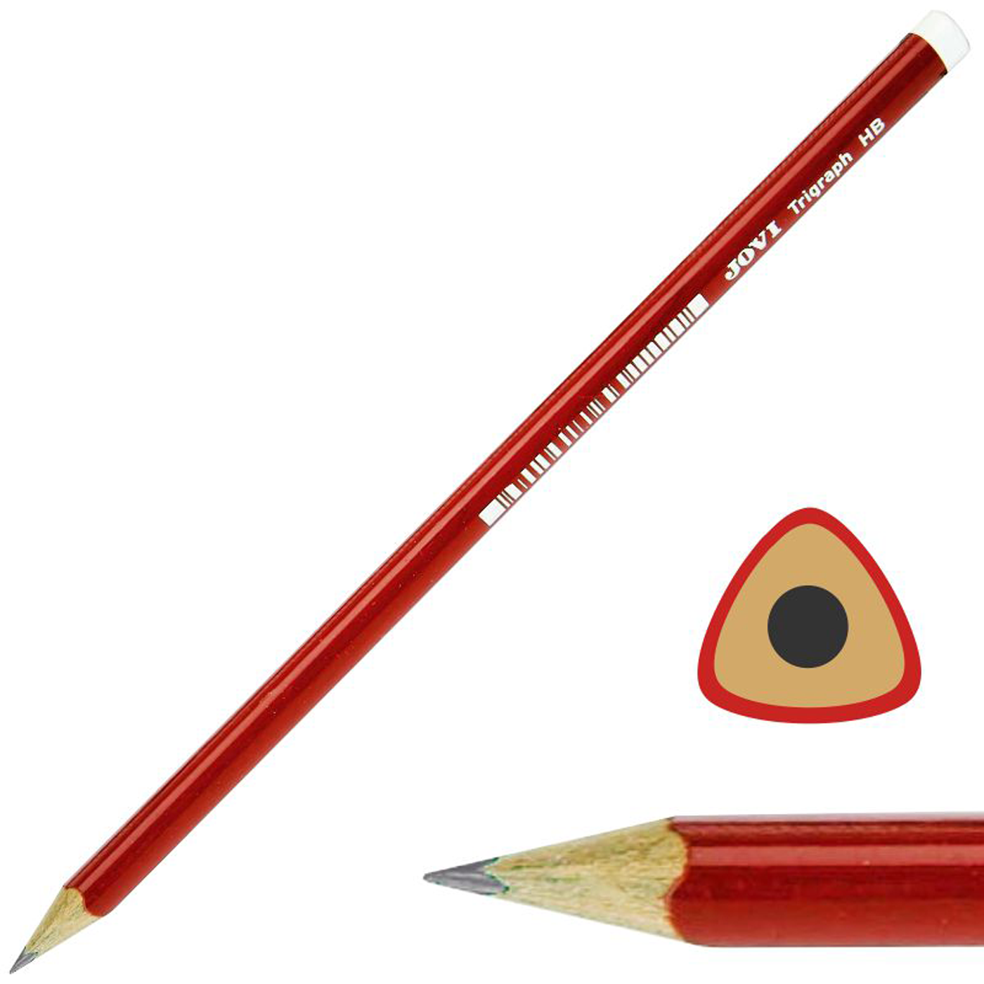 Jovi Triangular Graphite Pencil Trigraph HB