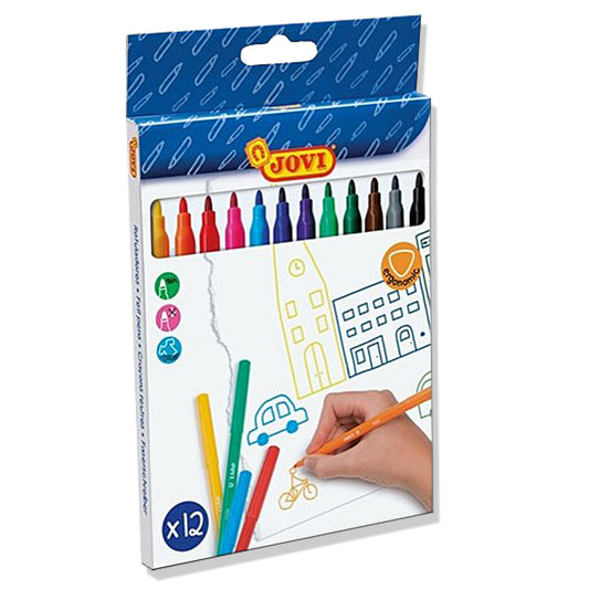 Jovi Washable Felt Tips 12 Pack