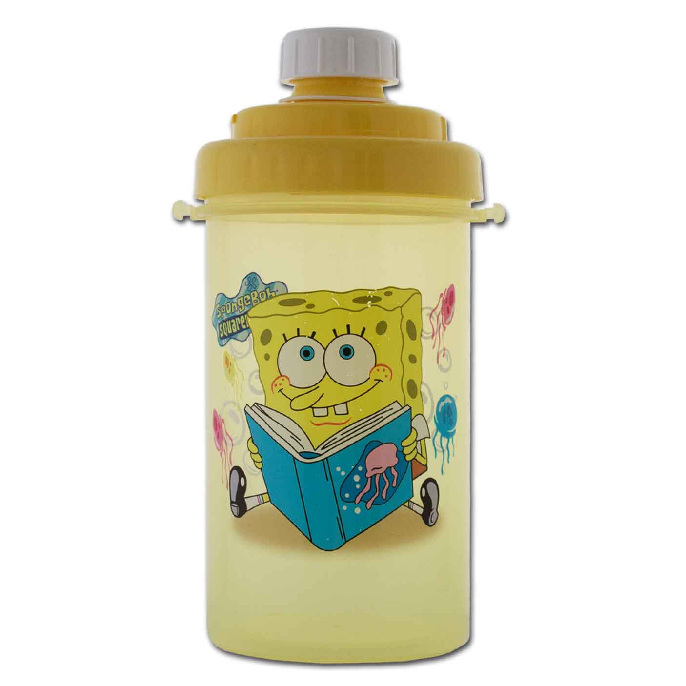 Kids Drink Bottle with Cup 550ml Spongebob