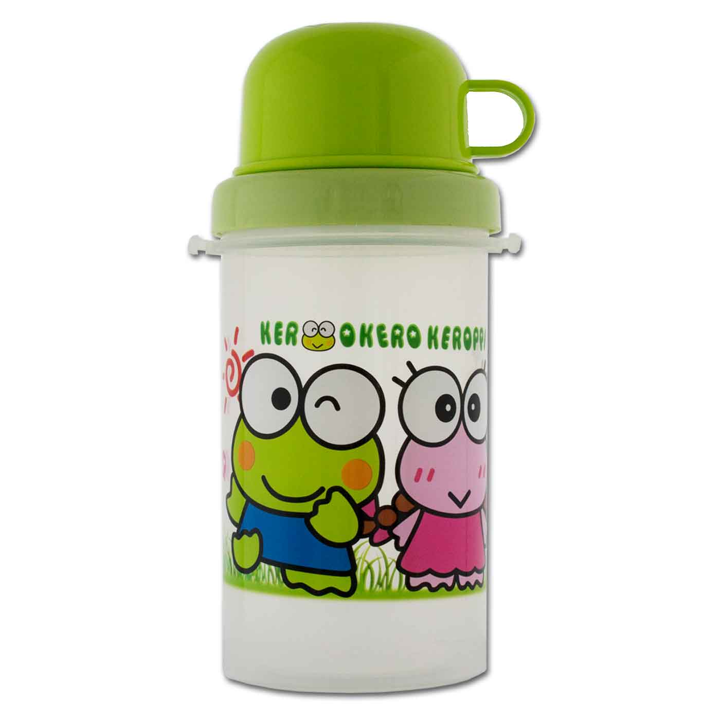 Kids Drink Bottle with Cup 550ml Keroppi