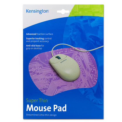 Kensington Mouse Pad Super Thin 21 x 18cm Blue