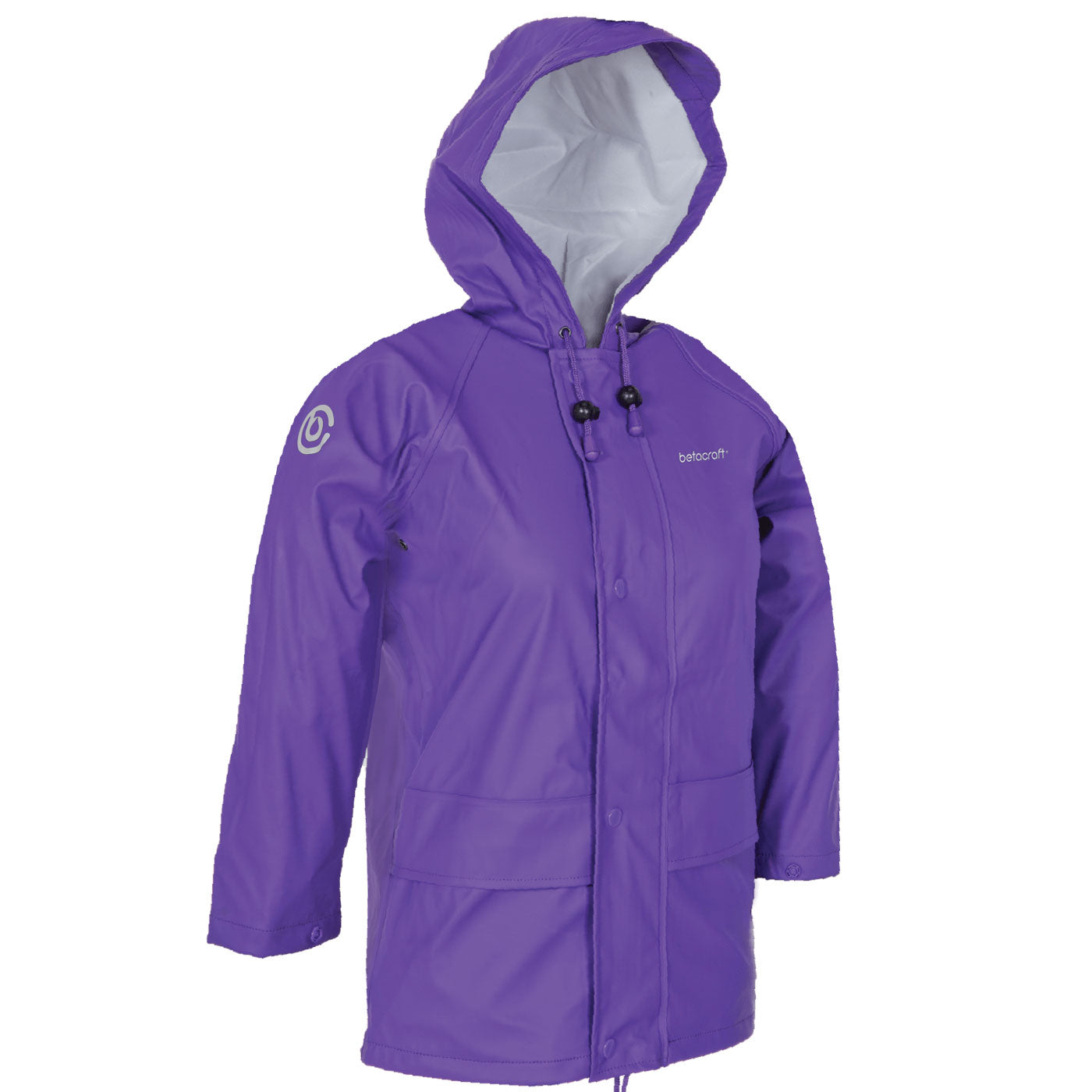 Tuffbak Kids 100% Waterproof Raincoat  Purple