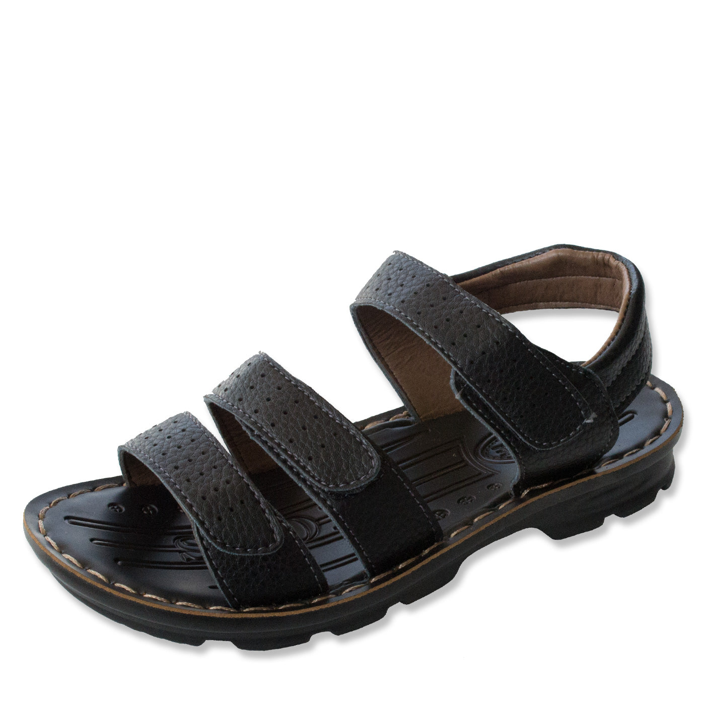 Junior Kids Sandals Unisex Black Flight Size 31-36