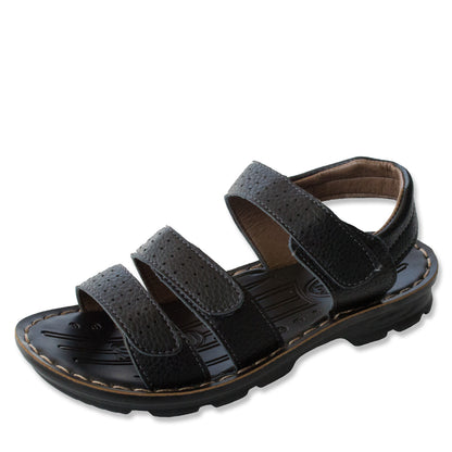 Junior Kids Sandals Unisex Black Flight Size 31-36