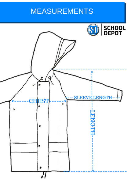 Kaiwaka Kids 100% waterproof Parka Size 6-8